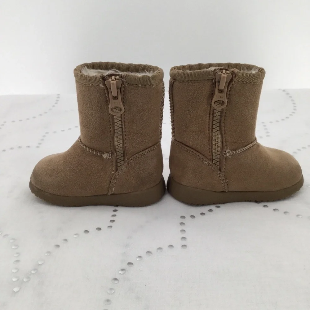 Toddler baby faux suede faux fur‎ Ugg like boots